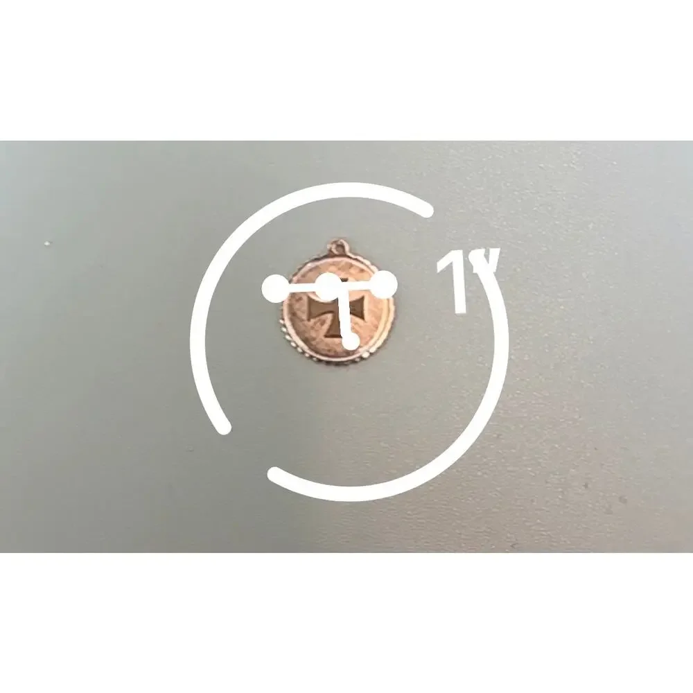 925 Sterling Silver Vintage Maltese Cross Charm Pendant